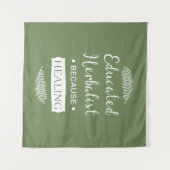 Opgeleide Herboristen natuurlijke geneeskunde Wandkleed (Voorkant (horizontaal))