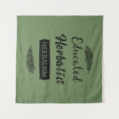 Opgeleide Herboristen natuurlijke geneeskunde Wandkleed (Voorkant (horizontaal))