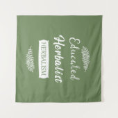 Opgeleide Herboristen natuurlijke geneeskunde Wandkleed (Voorkant (horizontaal))