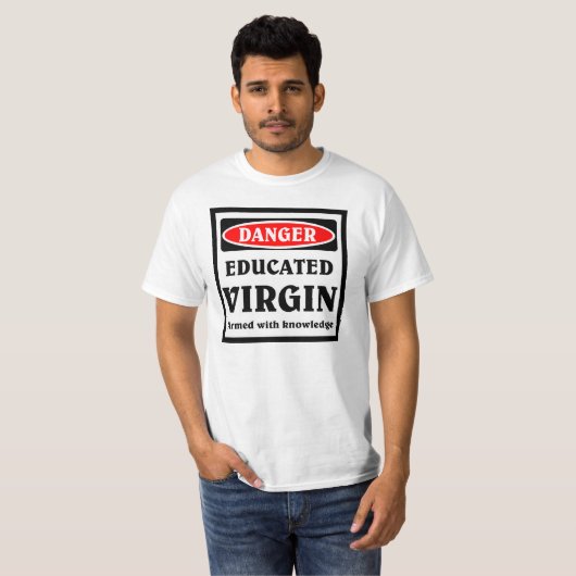 Opgeleide Maagd T-shirt (Voorkant volledig)