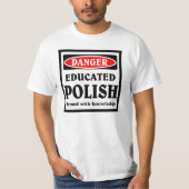 Opgeleide Poolse T-shirt (Voorkant)