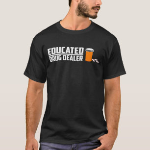 Opgeleide student geneeskunde-wetenschappen t-shirt
