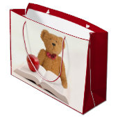 Opgeleide Teddy Bear Large Cadeautasje (Achterkant Gekanteld)