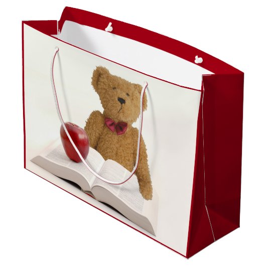 Opgeleide Teddy Bear Large Cadeautasje (Achterkant Gekanteld)