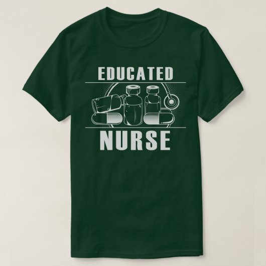 Opgeleide verpleegkundige t-shirt (Design voorkant)