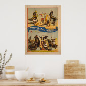 Opgeleide zegels Circus Poster - Forepaugh & Sells (Keuken)