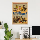 Opgeleide zegels Circus Poster - Forepaugh & Sells (Thuiskantoor)