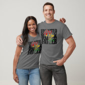 Opgeleide zwarte vader Afrika stammengeschiedenis T-shirt (Unisex)