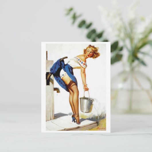 Opgelet Briefkaart (Staand voorkant)