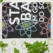 OPGELET IK GA WETENSCHAP DOEN THEEDOEK (Gevouwen)