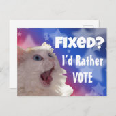 Opgelost? Liever zou ik stemmen Briefkaart (Voorkant / Achterkant)