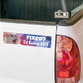 Opgelost? Liever zou ik stemmen Bumpersticker (Op Truck)