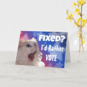 Opgelost? Liever zou ik stemmen Kaart (Gele Bloem)