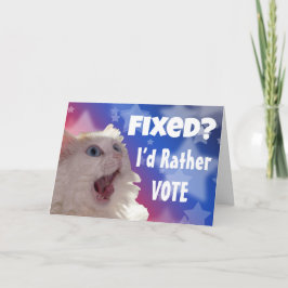 Opgelost? Liever zou ik stemmen Kaart