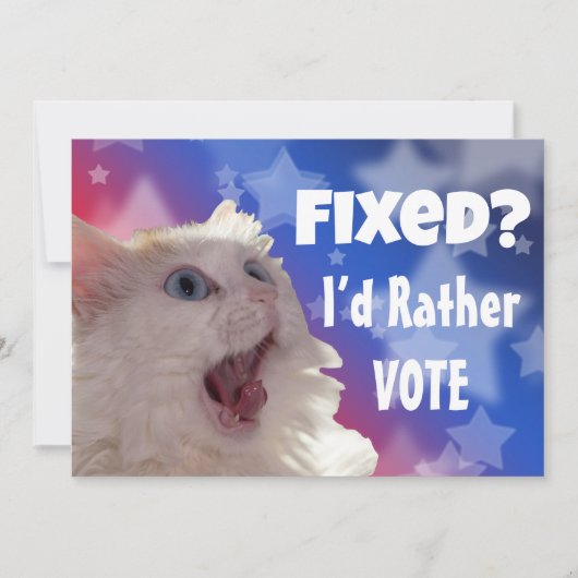 Opgelost? Liever zou ik stemmen Kaart (Voorkant)