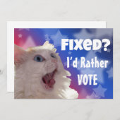 Opgelost? Liever zou ik stemmen Kaart (Voorkant / Achterkant)