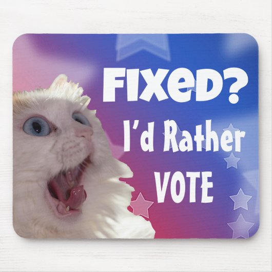 Opgelost? Liever zou ik stemmen Muismat (Voorkant)