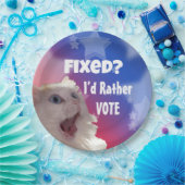 Opgelost? Liever zou ik stemmen Papieren Bordje (Feest)