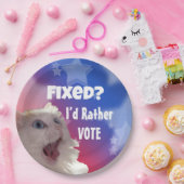 Opgelost? Liever zou ik stemmen Papieren Bordje (Feest)