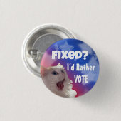 Opgelost? Liever zou ik stemmen Ronde Button 3,2 Cm (Voorkant /achterkant)