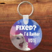 Opgelost? Liever zou ik stemmen Sleutelhanger (Voorkant)