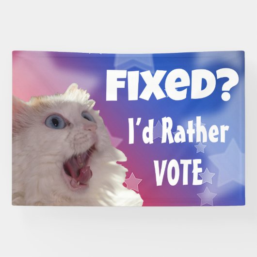 Opgelost? Liever zou ik stemmen Spandoek (Horizontaal)