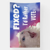 Opgelost? Liever zou ik stemmen Spandoek (Verticaal)