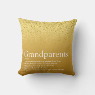 Opgeloste definitie goud glitters leuk glamour kussen