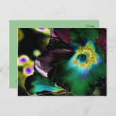 Opgeloste Hibiscus-fotografie - Briefkaart (Voorkant / Achterkant)