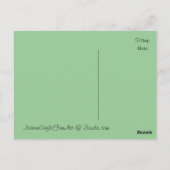 Opgeloste Hibiscus-fotografie - Briefkaart (Achterkant)