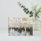 Opgeloste lobby van Uniestation, Denver, CO, light Briefkaart (Staand voorkant)