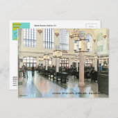 Opgeloste lobby van Uniestation, Denver, CO, light Briefkaart (Voorkant / Achterkant)