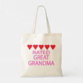 Opgeluchte Oma Tote Bag (Achterkant)