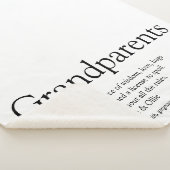 Opgeluchte Ouders Modern Zwart en Wit Leuk Citaat Sherpa Deken (3/4)