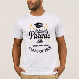 Opgeluchte ouders van afgestudeerde grappige afstu t-shirt