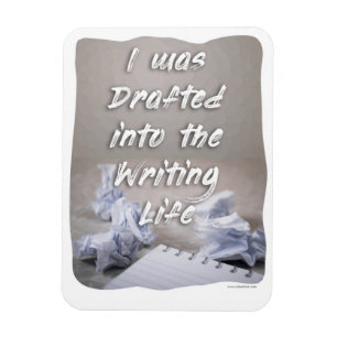 Opgemaakt in de 'Writers Life Author Process Motto Magneet