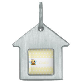 Opgemaakte settag huisdieren naamplaatje