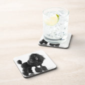 Opgemaakte zwarte pool onderzetter (Rechterzijde)