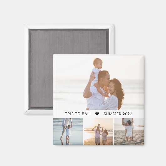 Opgenomen bewerkbare kleuren bewerkbare kleurenfot magneet (Voorkant / Achterkant)