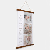 Opgenomen fotogreep bewerkbare kleurenwandtapes hangend wandkleed (Gebogen)