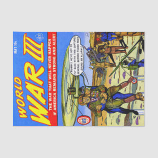 Opgenomen generaal Soldaat  Comics Tissuepapier