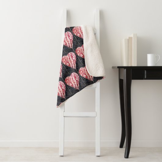 Opgenomen hart sherpa deken (In situ)