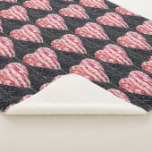 Opgenomen hart sherpa deken (3/4)