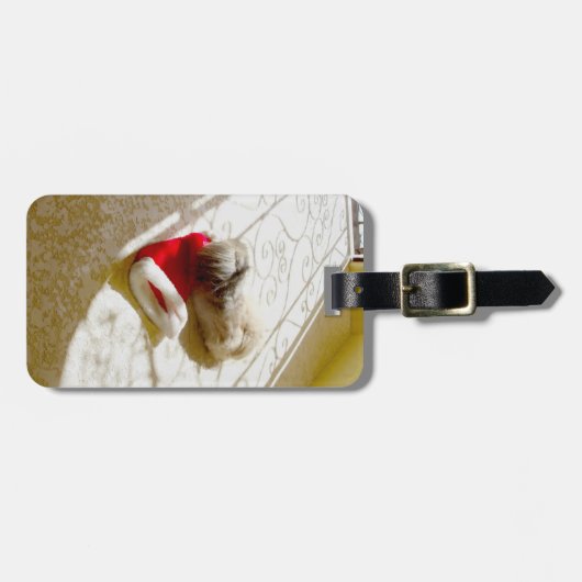 Opgenomen Kerstman Bagagelabel (Voorkant horizontaal)