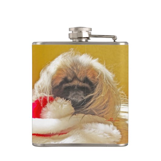 Opgenomen Kerstman Heupfles (Achterkant)