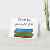 Opgenomen leerkaartontwerp kaart (Achterkant)