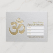 Opgenomen OM-symbool JGA-instructeur Benoeming Afsprakenkaartje (Voorkant)