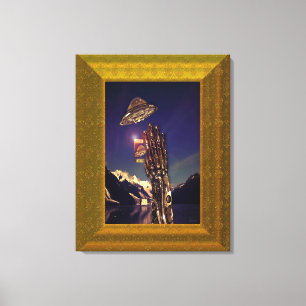 Opgenomen omgepakt Canvas