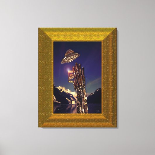 Opgenomen omgepakt Canvas (Voorkant)