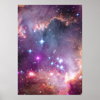 Opgenomen onder de "Wing" van de "Small Magellanic Poster
